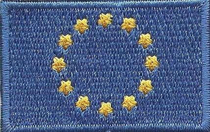 

Flaga Unii Europejskiej haft naszywka termo łatka