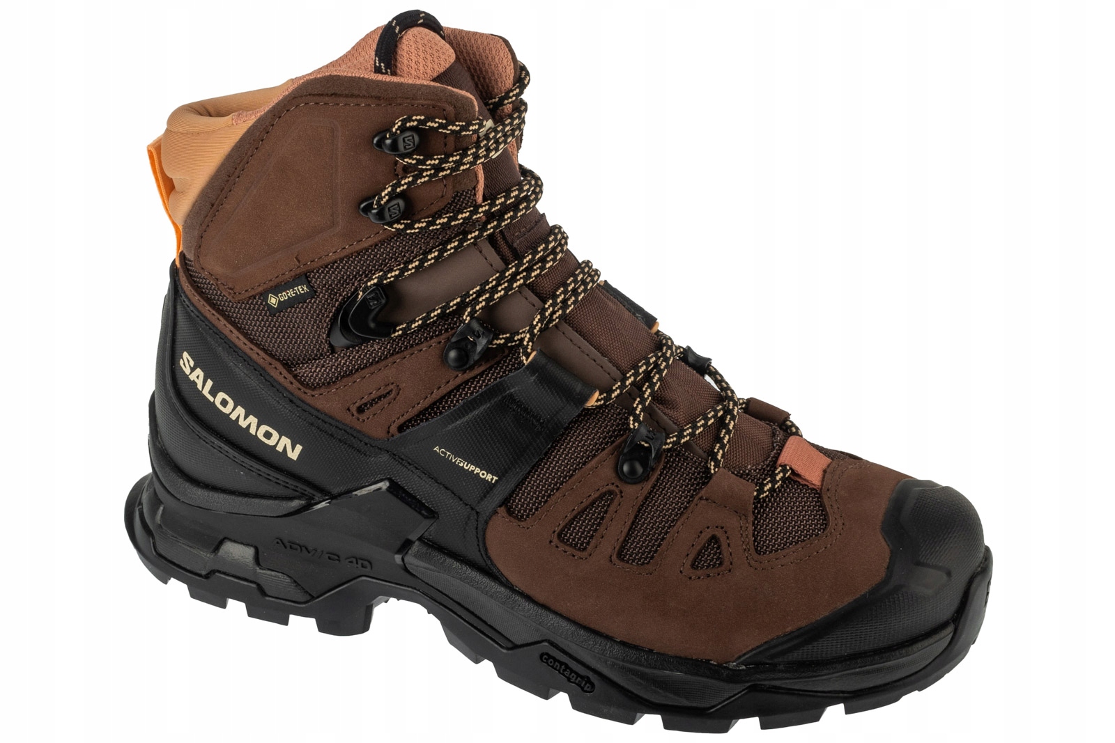 Salomon Quest 4 Gtx W [38 2/3] Dámské trekové boty Nubuk hnědé