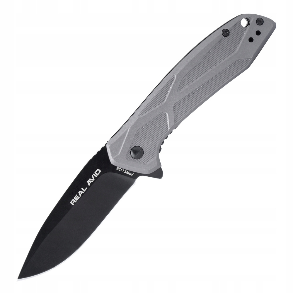 Real Avid Nůž Edc RAV-2 Hliník Šedý