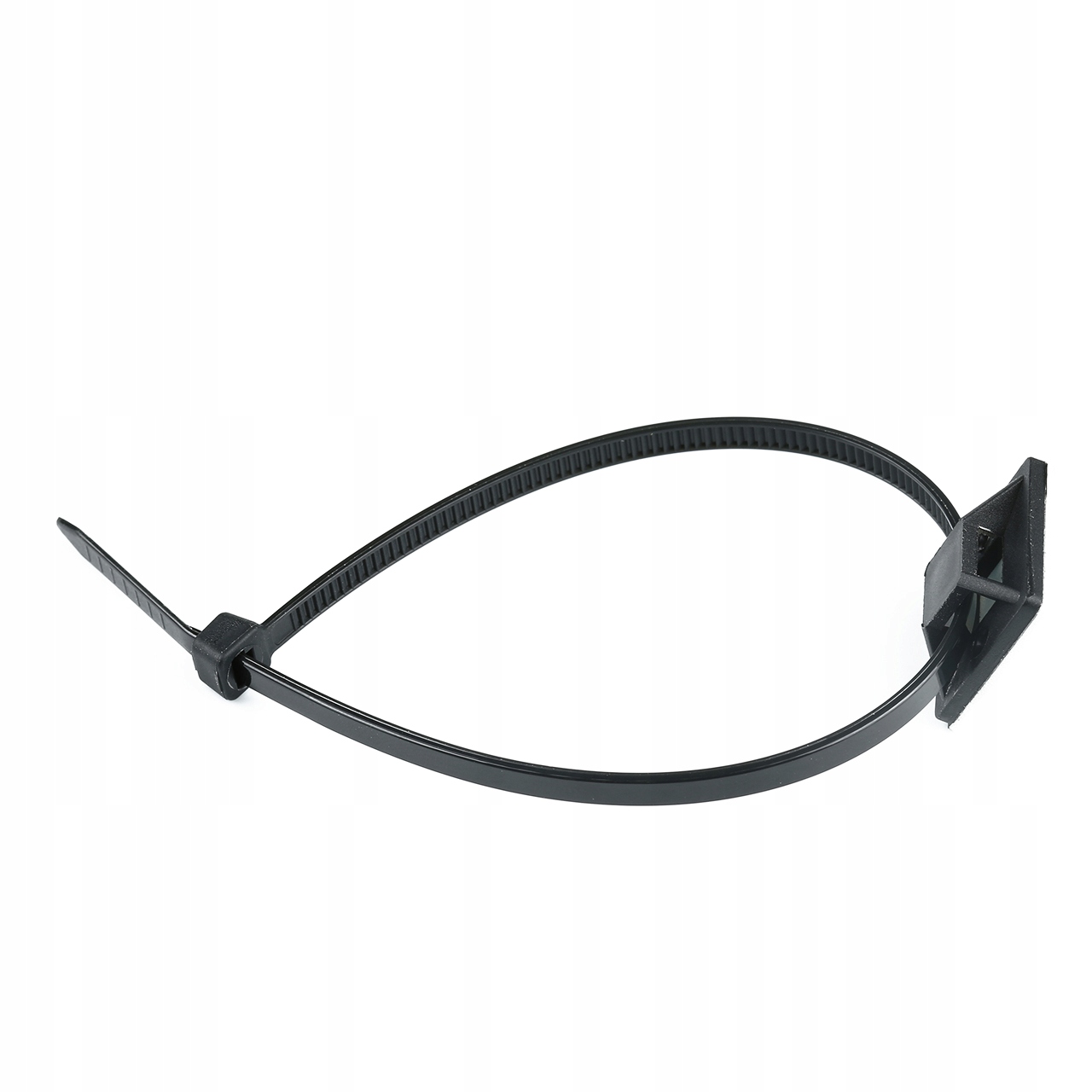 10x SAMOPRZYLEPNY ORGANIZER DO KABLI PRZEWODÓW UCHWYT TRYTYTKI KLEJ 20x20mm Model KZ D06 20mm BLACK