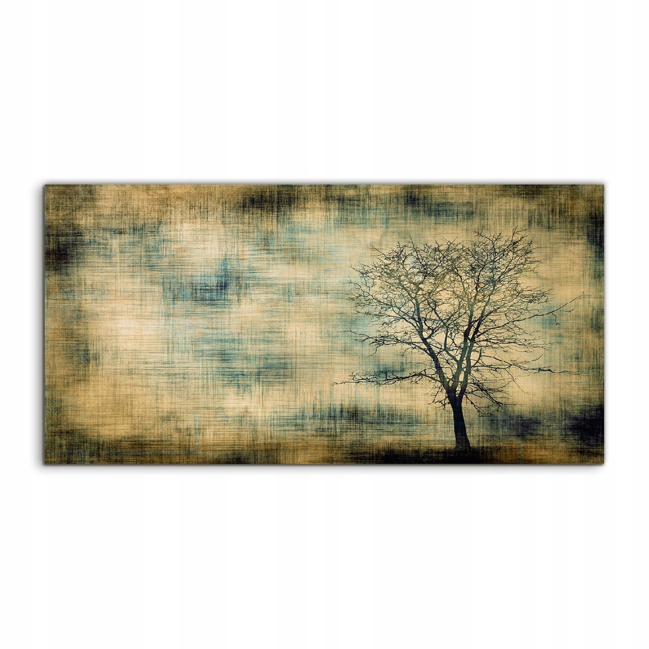 Akrylový obraz 120x60 s grafikou Silueta stromov Grunge