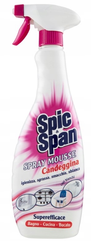 

Spic Span Spray Mousse Pianka z Wybielaczem 750ml