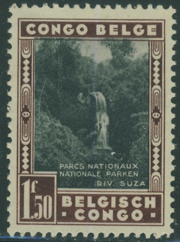 Congo Belge 1,50 fr. - Riv. Suza