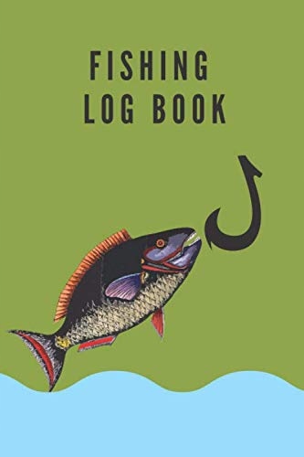 Fishing book, Rokonuch Fishing Log book journals f (13456405586