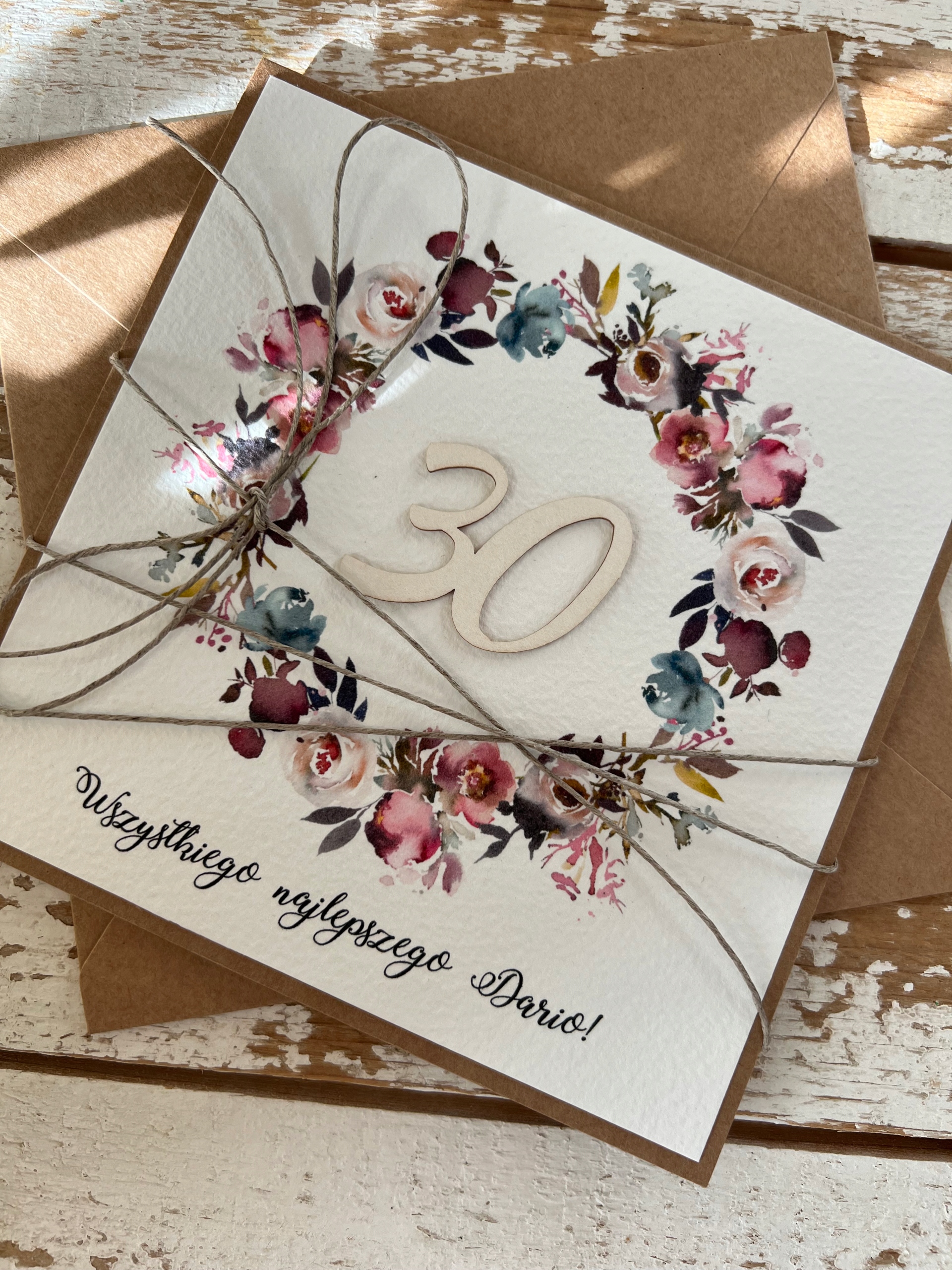 Pohlednice, dárek k třicítce, 30. narozeninám