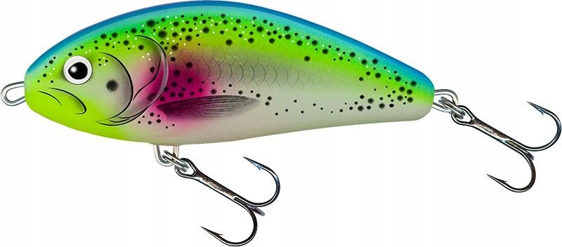 Wobler Salmo Fatso Floating 10cm/48g Flash Trout