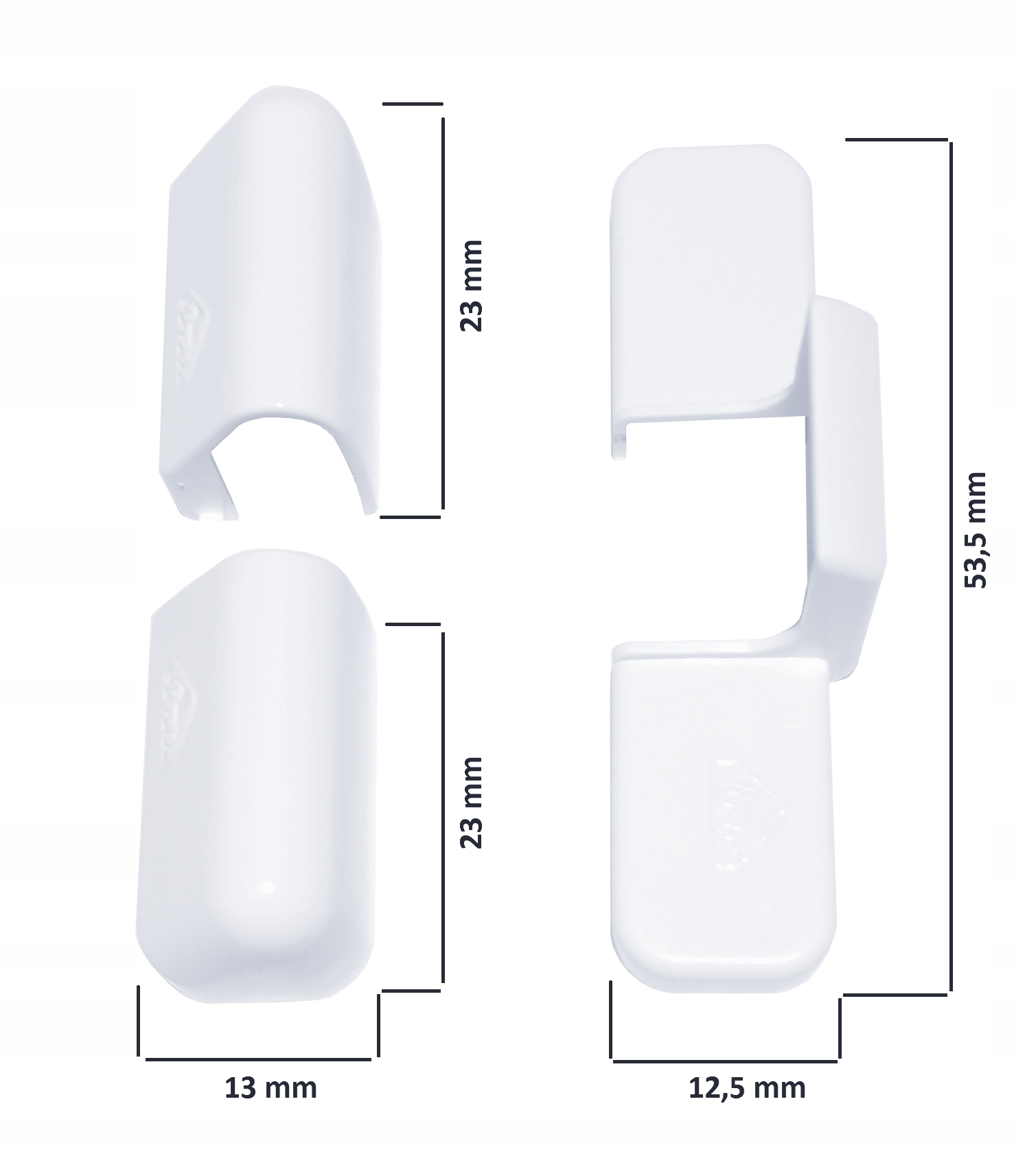 OSŁONKI ROTO BIAŁE NA DOCISK ZAWNĘTRZNY OKNA DRZWI Rodzaj osłonka