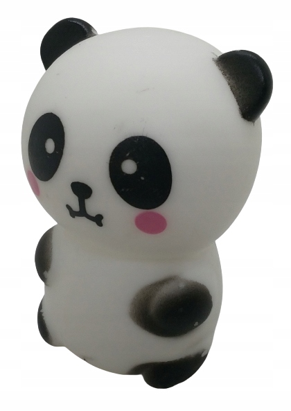 

gumowy gryzak panda z piszczałką - wielkość 6 cm