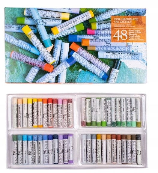 Renesans olejové pastelky sada 48 barev