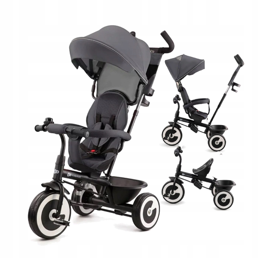 Kinderkraft Rowerek Trójkołowy Aston Przód-tył Dla Dziecka 1-5 Lat Napęd