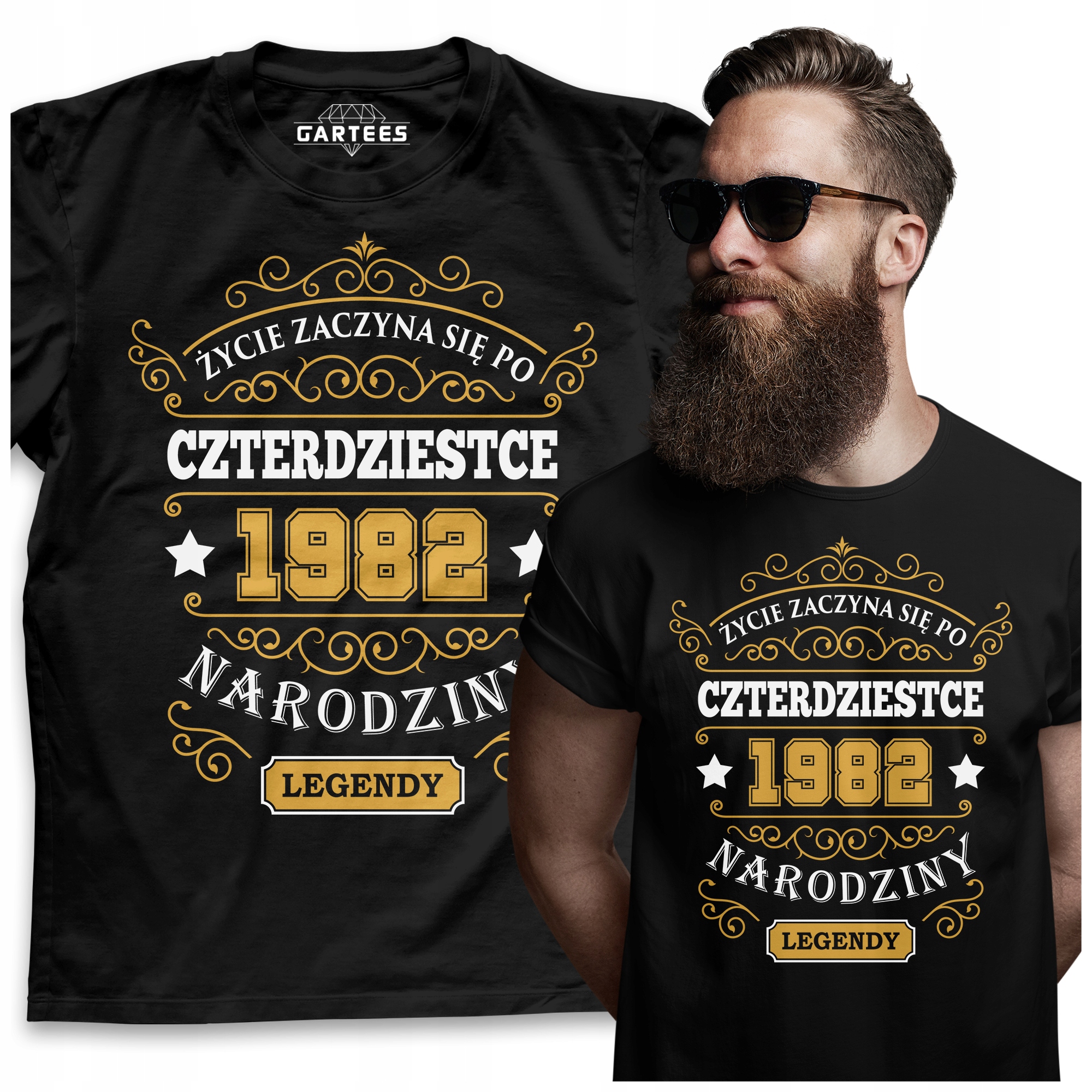 

Koszulka Męska Na 30 40 50 60 70 Urodziny