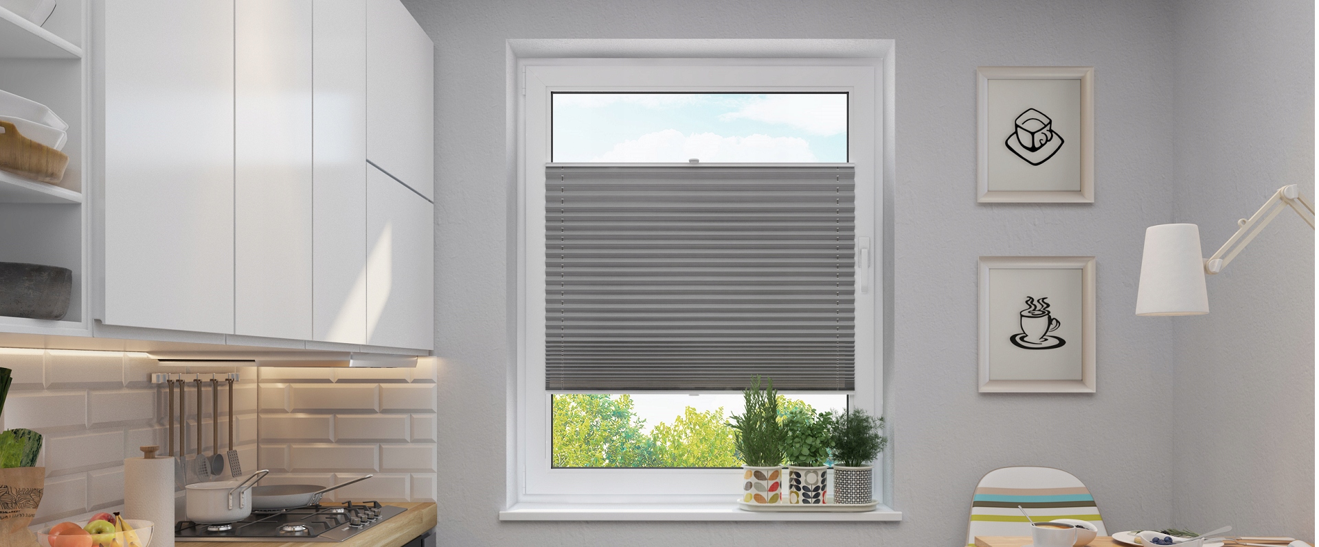 PLISA KLASYCZNA ROLETA PLISOWANA NA WYMIAR 128x150 Stan opakowania oryginalne