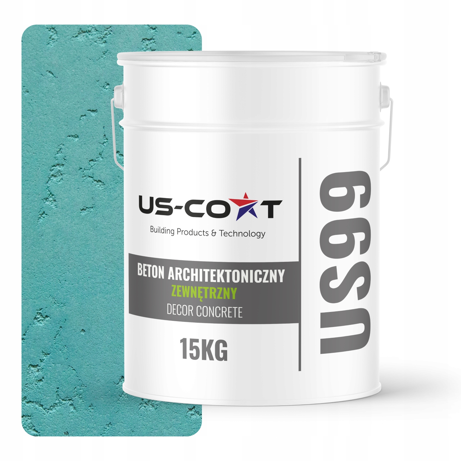 Vnější Architektonický Beton Tyrkysový H1441 10 m2 15 kg Omítka Na Zeď