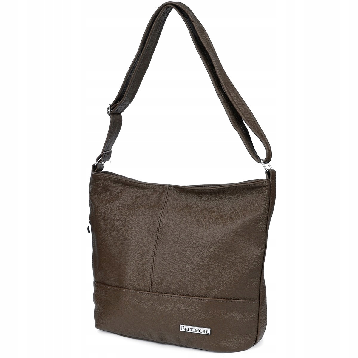 Dámská velká kožená kabelka A4 dvoukomorová klasická elegantní Beltimore