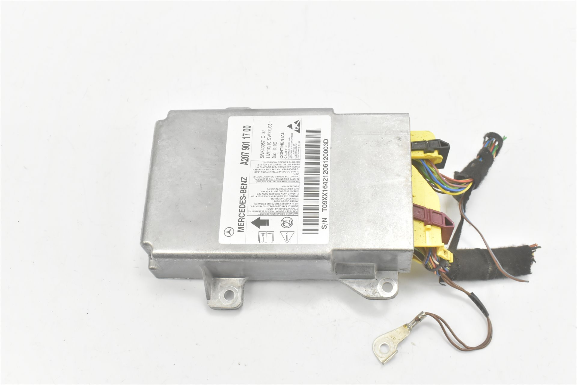 MODUŁ PODUSZEK AIRBAG A2079011700 MERCEDES W207 W204 WYSTRZAŁ