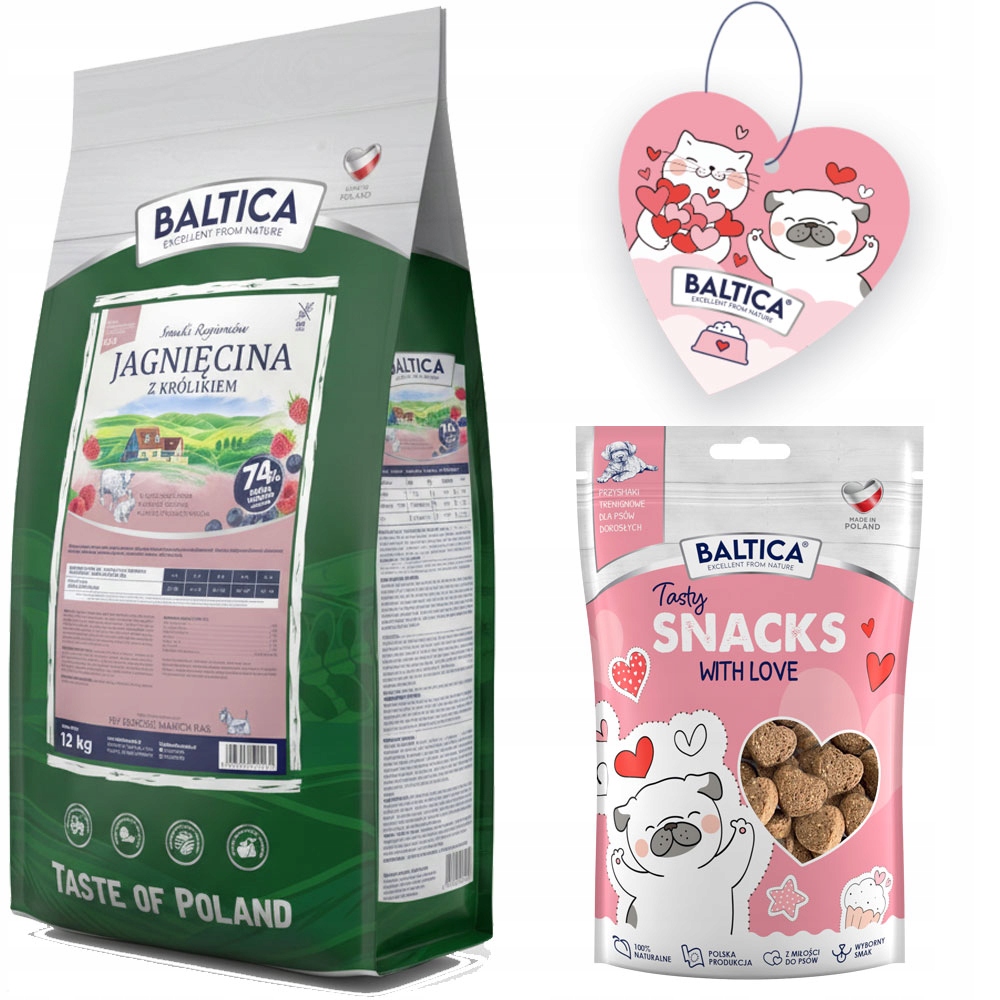 Levně Baltica Příchutě Regionů Jehněčí S Králíkem Xs/s 12 kg Pro Malá Plemena