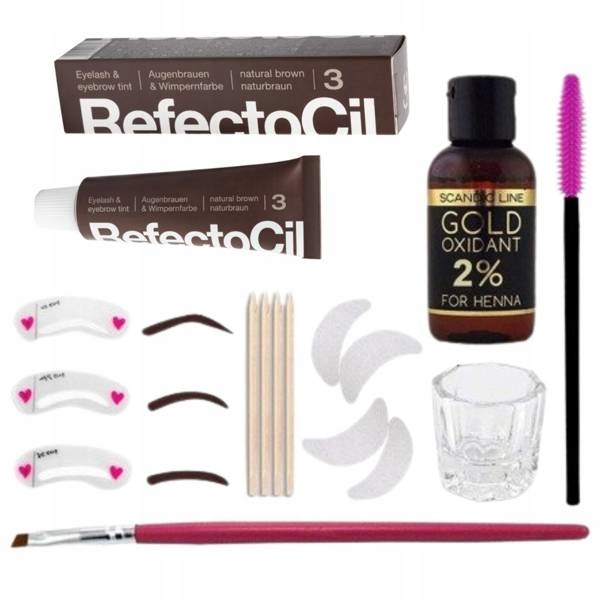 Zestaw XXL HENNA REFECTOCIL 3.0 Oxidant kieliszek