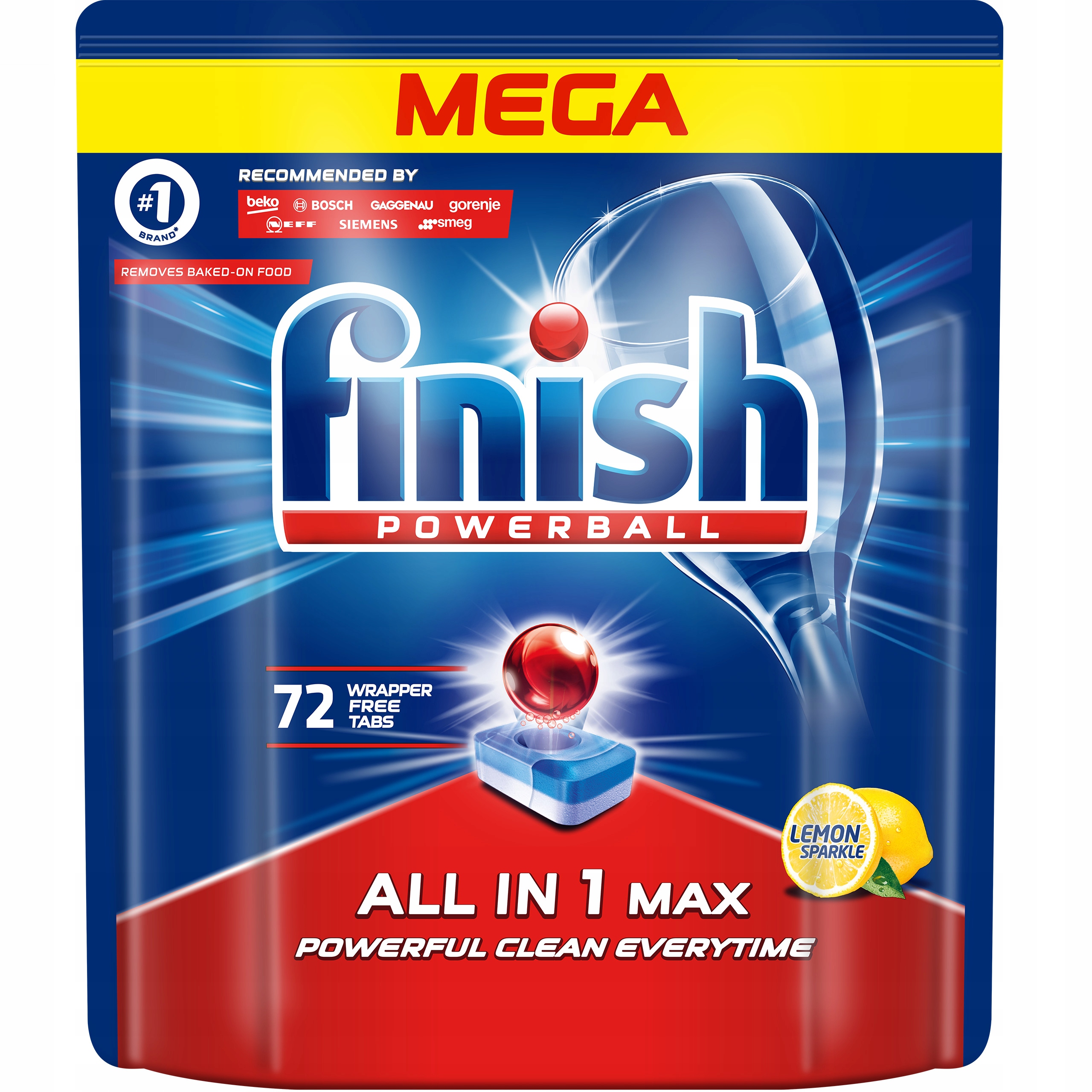 

Tabletki do zmywarki All in one max Finish 72szt