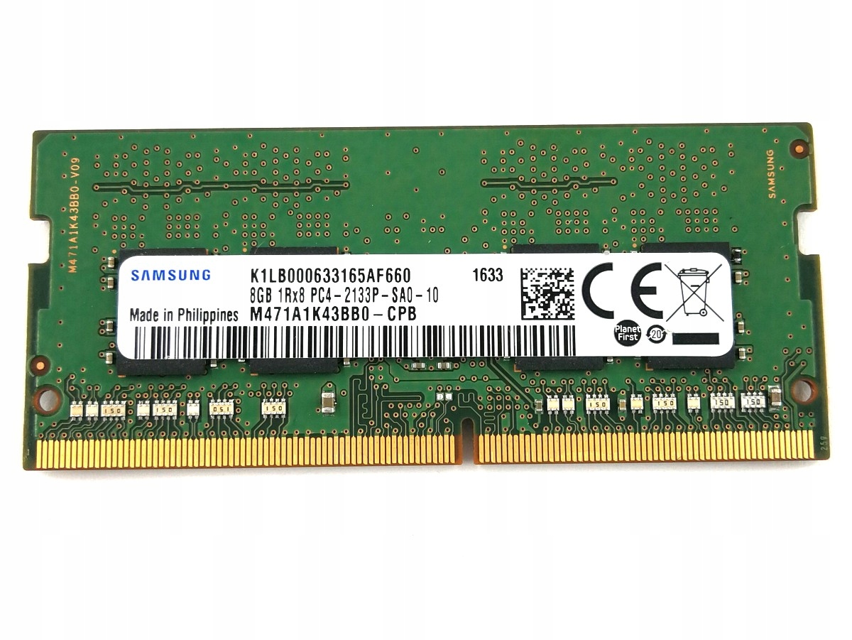 Nowa Pamięć Ram DDR4 PC4 Samsung 8GB 2133 MHz PC4-2133P-SA0-10