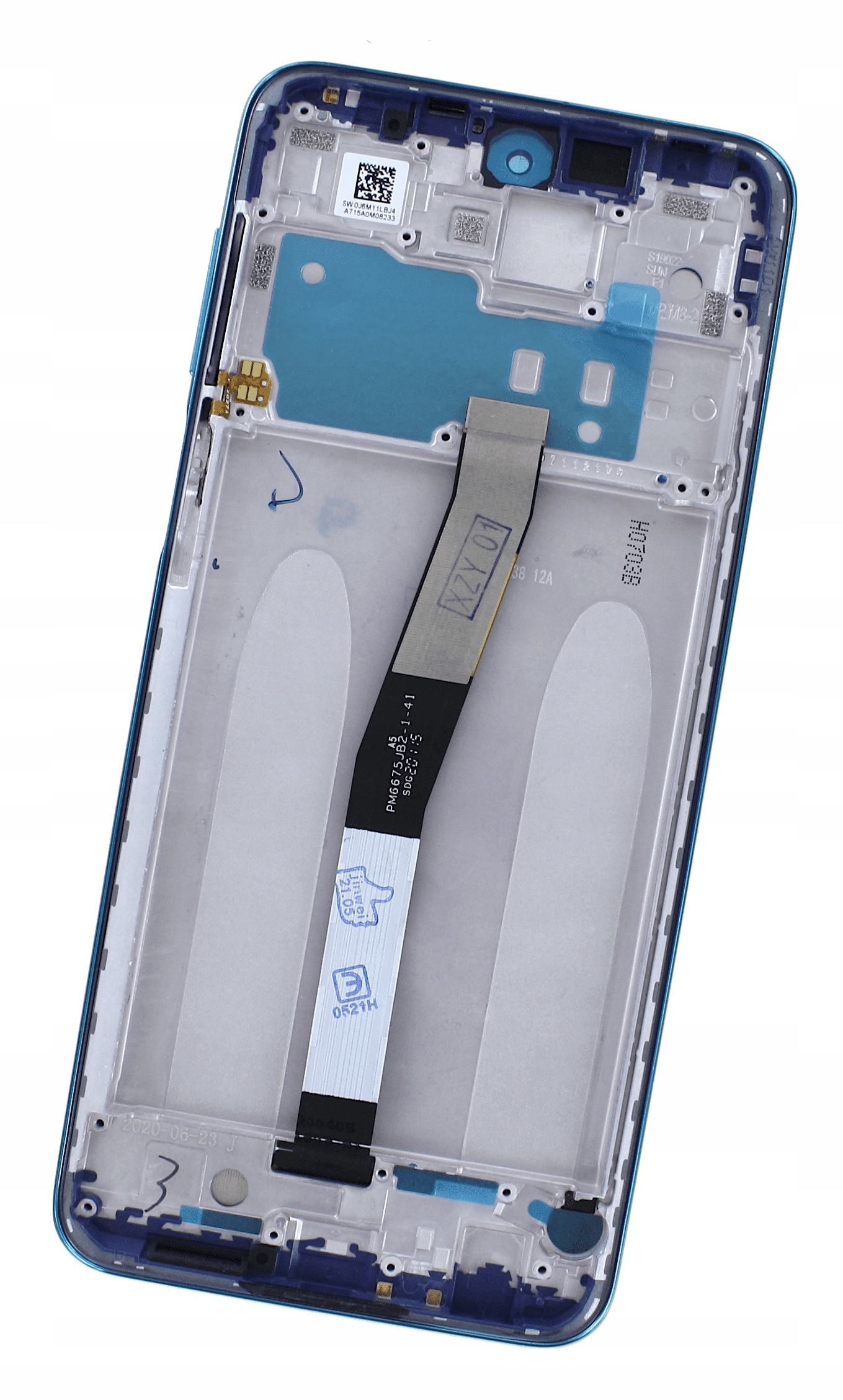 Wyświetlacz LCD do Xiaomi Note 9 Pro Aurora RAMKA Pasuje do modelu NOTE 9 PRO M2003J6B2G