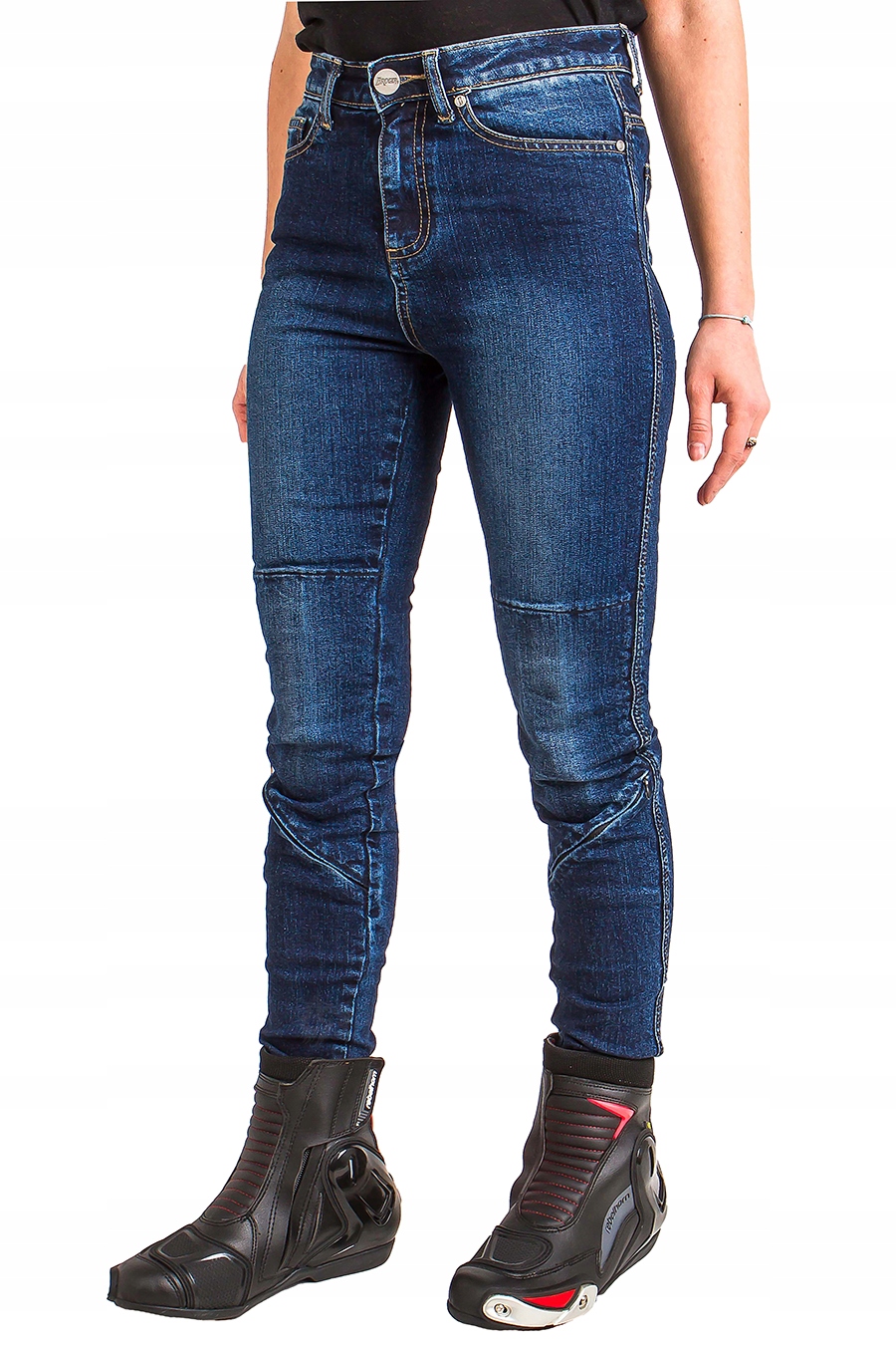 BROGER POWYST. NOWE JEANSY SPODNIE MOTOCYKLOWE NA MOTOR CALIFORNIA XS