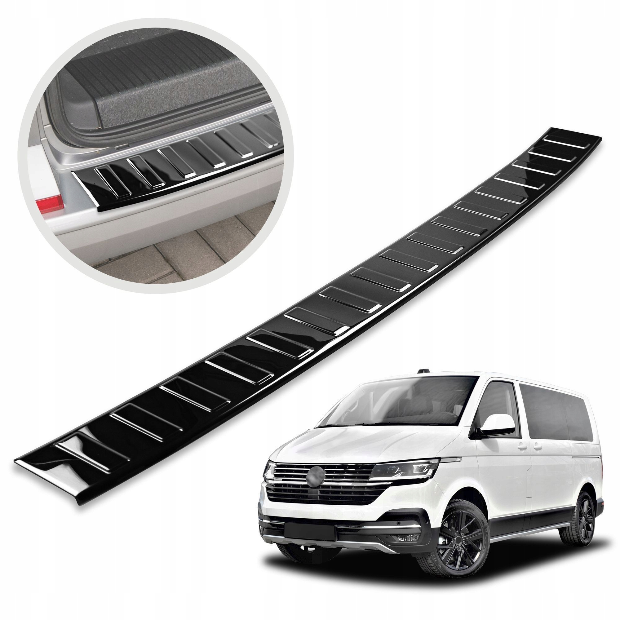 Ochranná lišta na zadný nárazník pre Vw Caravelle T6.1 2019-2023