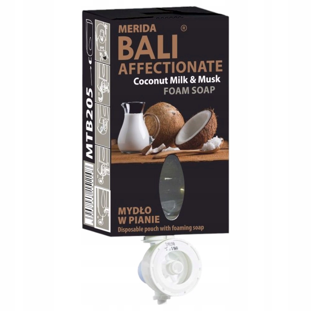 Pěnové mýdlo Merida Bali Affectionnate 700 g 1 Ks