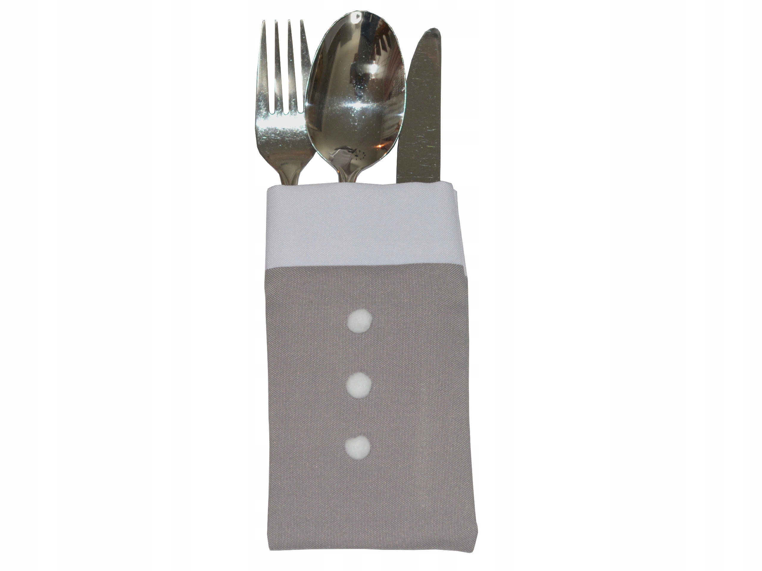 

Pokrowiec Na Sztućce, Boże Narodzenie Mat Szary