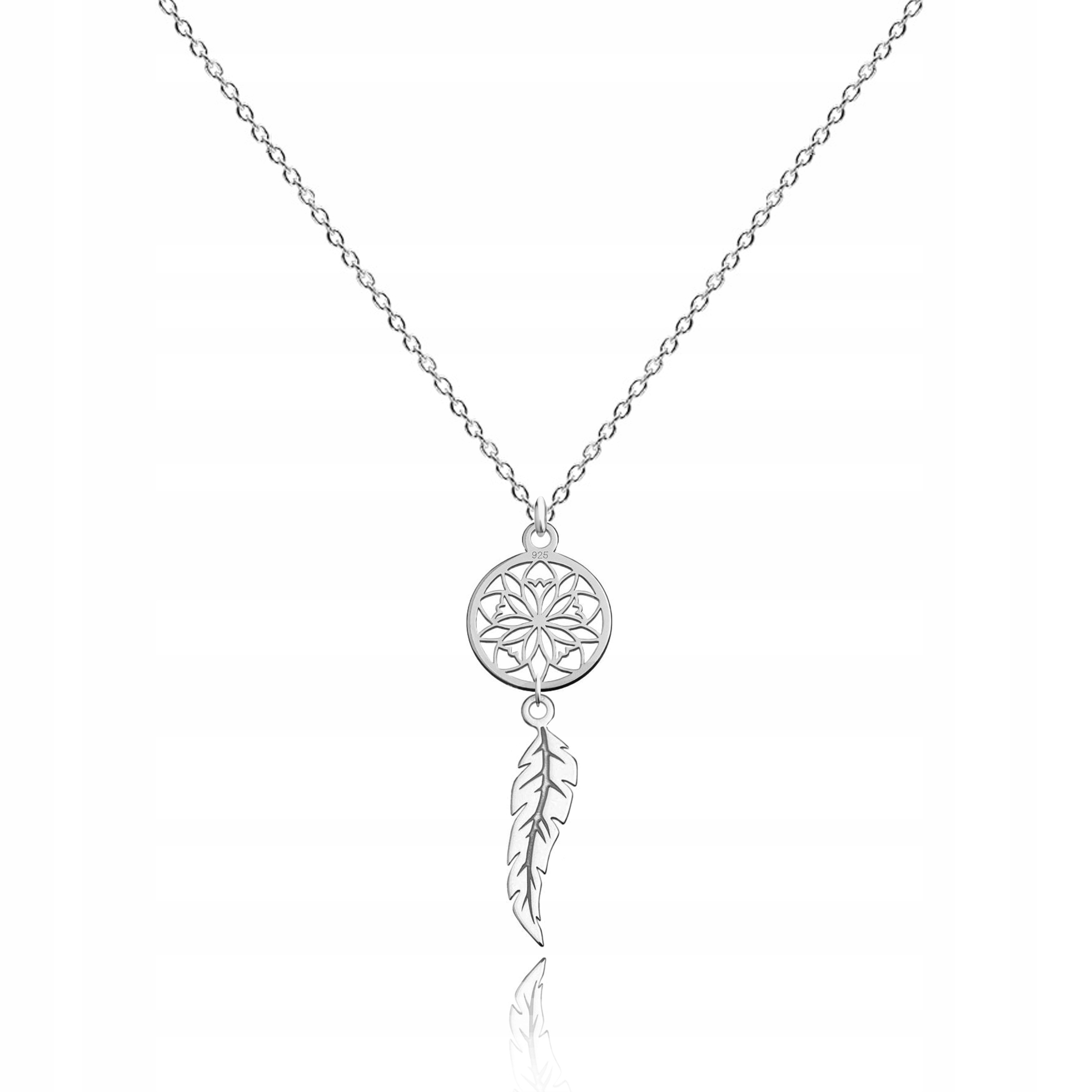 

Naszyjnik Mały Łapacz Snów Dreamcatcher srebro 925
