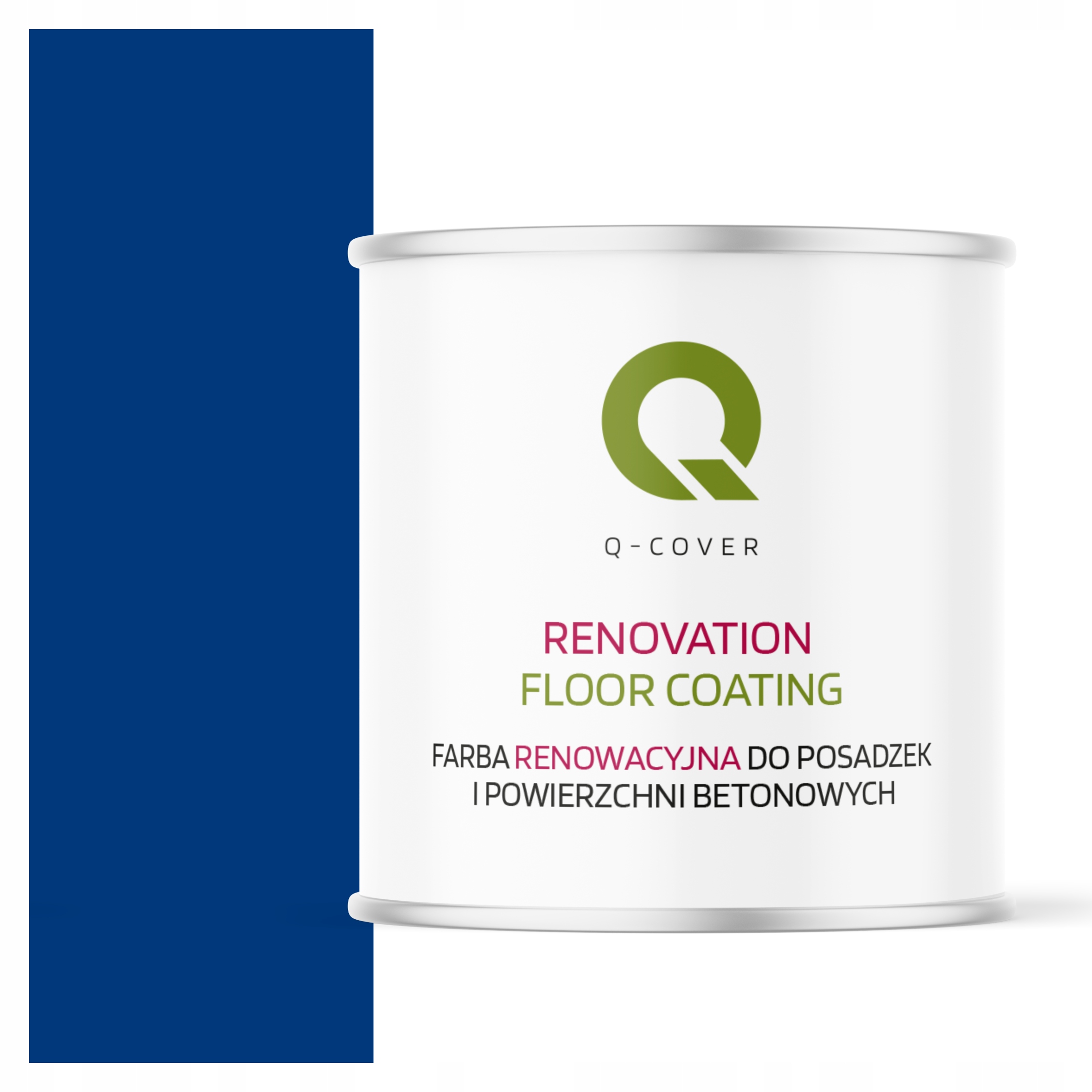 Farba Na Renováciu Betónových Podláh Modrá Ultramarín RAL5002 Lesk 2,5 L