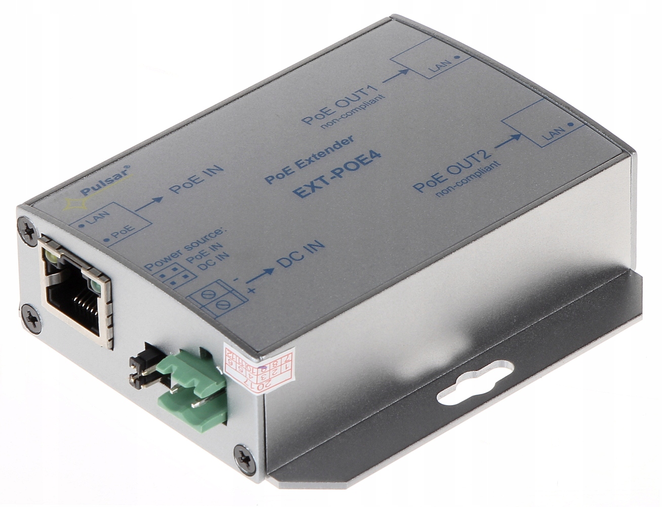 EXTENDER ROZGAŁĘŹNIK WZMACNIACZ PULSAR EXT-POE4