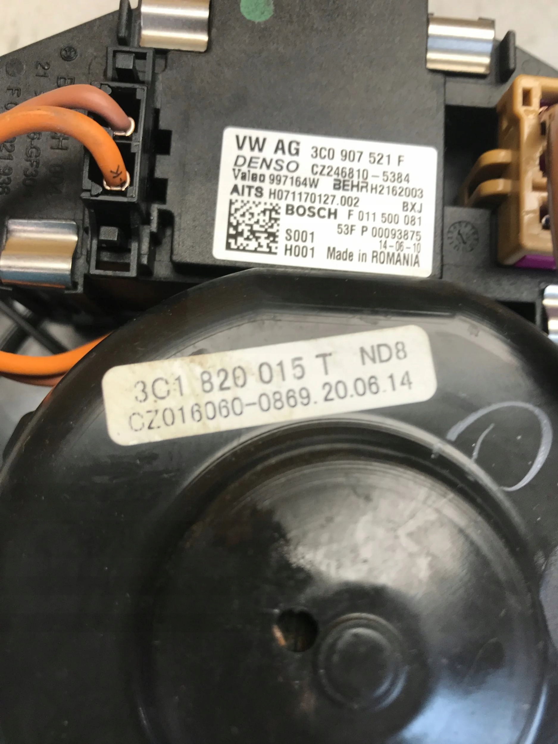 Lüfter DMUCHAWA VW SKODA AUDI 3C1820015T