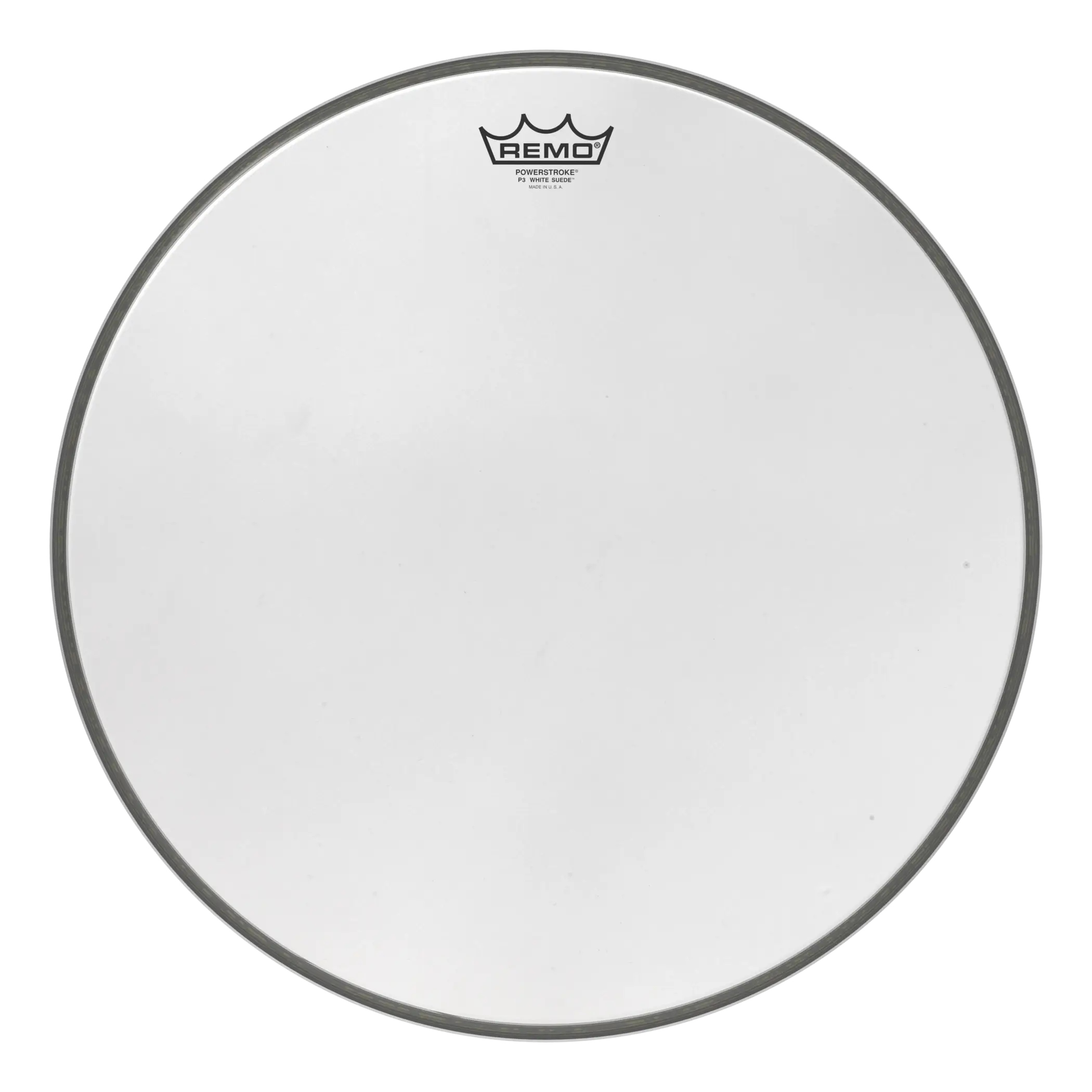 Remo Powerstroke 3 White Suede Bass 18"