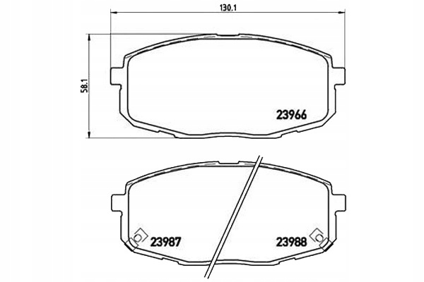 Brembo Brzdové Destičky Kia Cee'd 06- Přední Asistent řidiče #28