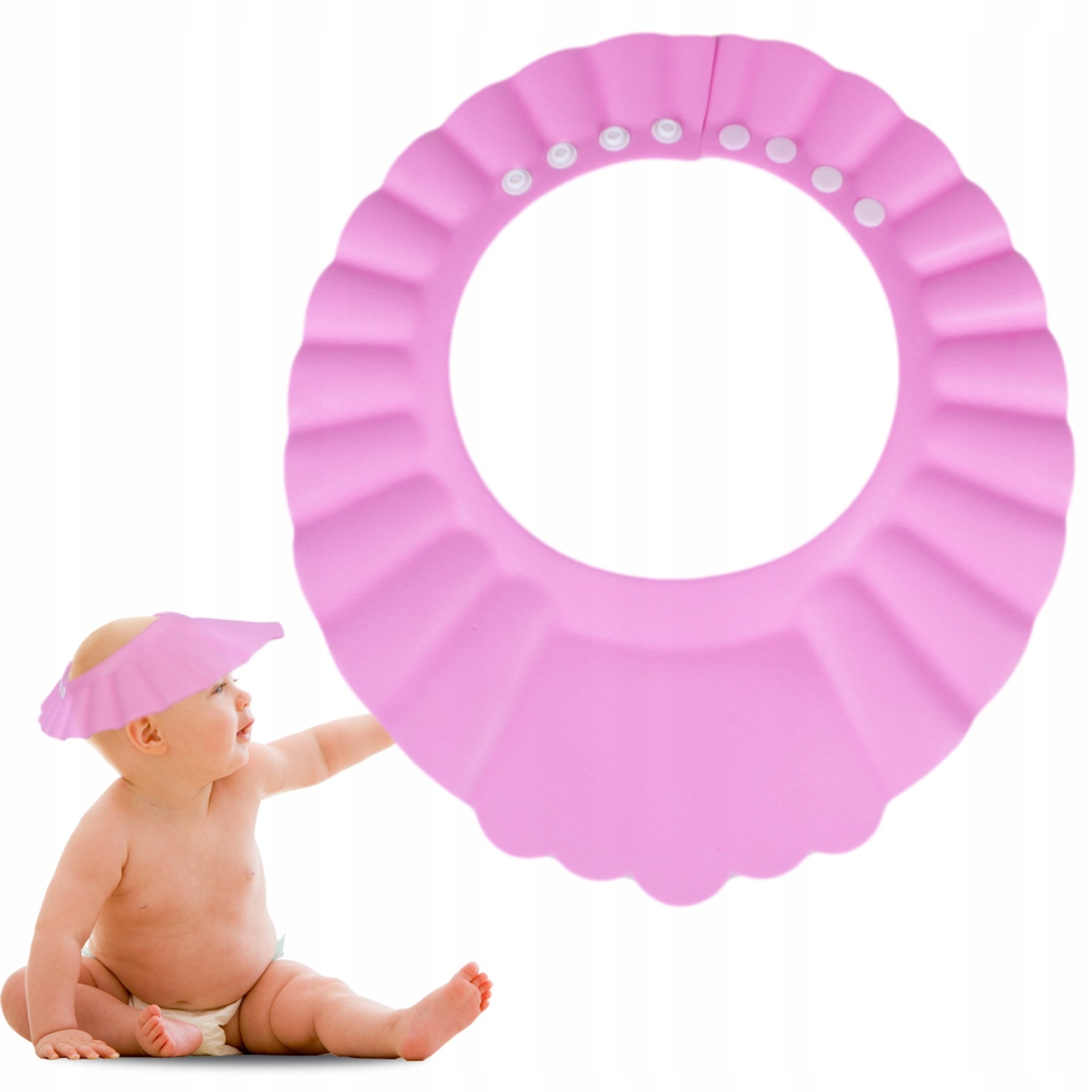 RONDO KĄPIELOWE DASZEK do MYCIA GŁOWY KĄPIEL dla Dzieci OSŁONA PRZED WODĄ EAN (GTIN) 5907451330760