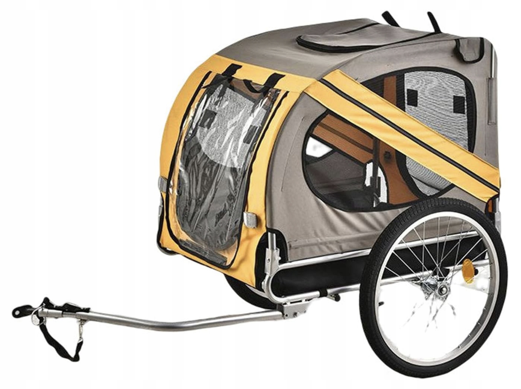 Přívěs Na Kolo Pro Psa Pevný Přepravka 40 kg