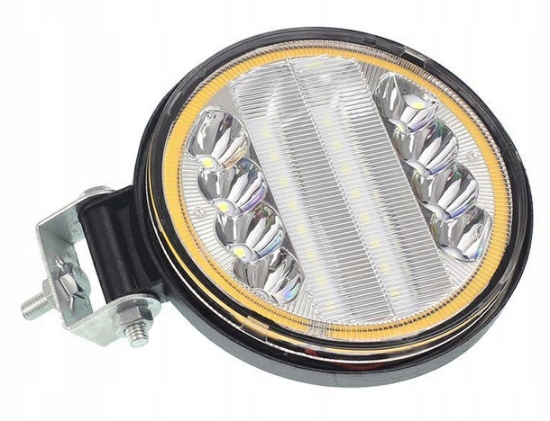 LAMPA ROBOCZA LED OBRYS 12/24V HALOGEN OKRĄGŁA 24L Źródło światła LED
