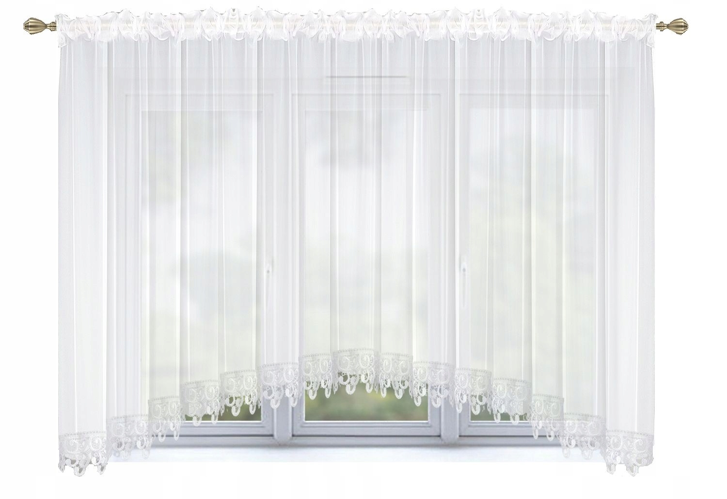 

Firana Firany 400 x 160 CM W Łuk Woal Gipiura