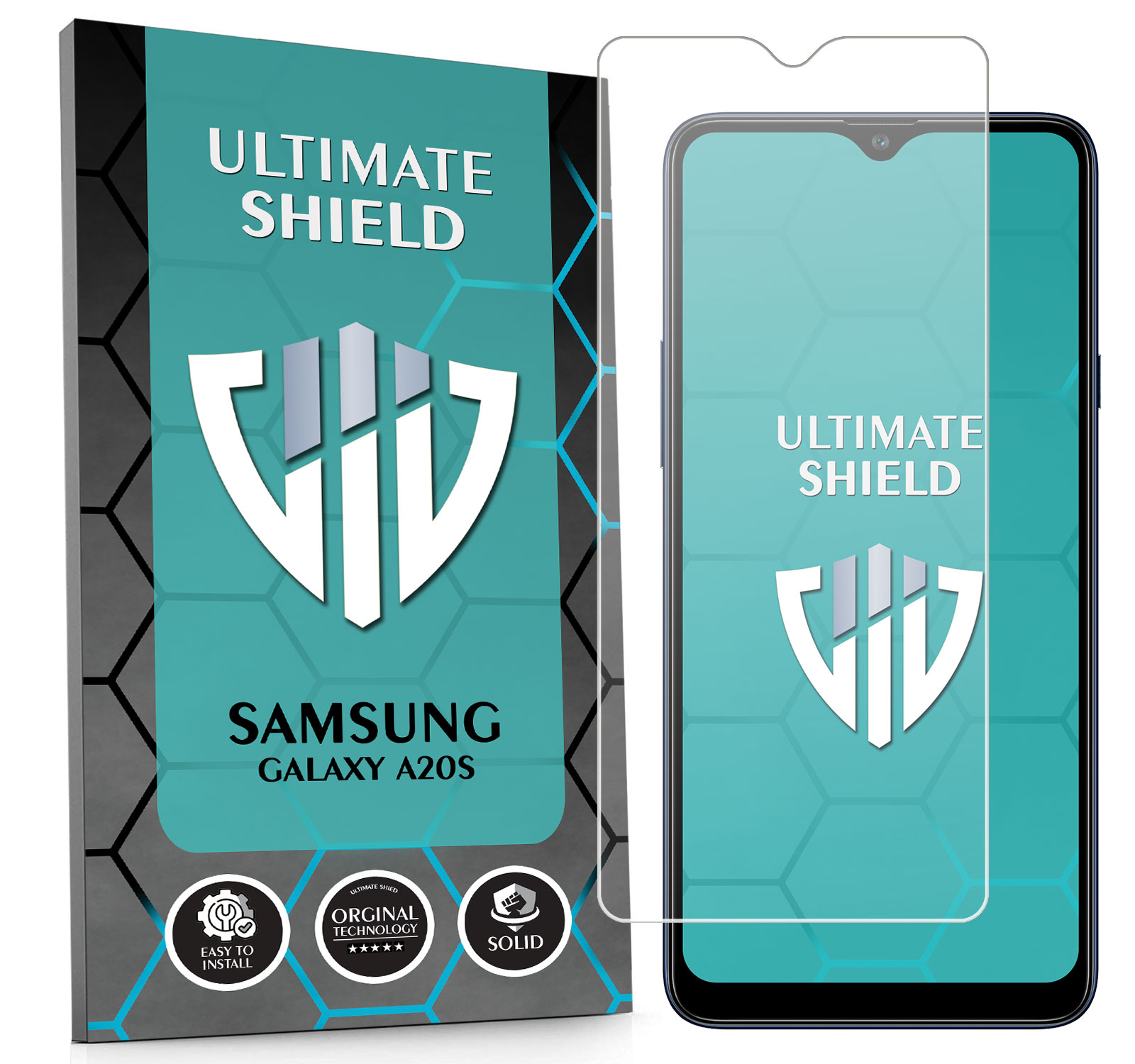 Sklo 3x Displej 7x Fotoaparát Rychlý Objektiv Pro Samsung Galaxy A20S