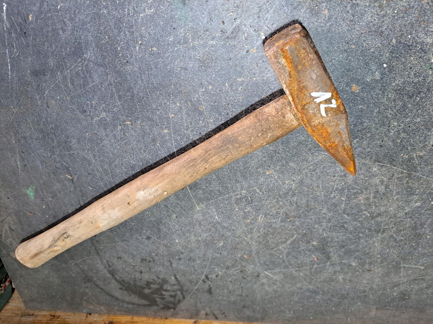 ZABYTKOWY MŁOTEK SOLIDNY PRL ROZMIAR 120 mm OKAZJA POLECAM