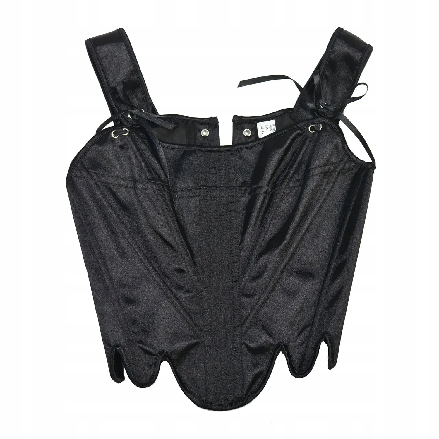 Petal Hem with Fishbone Straps At The Back Tight F