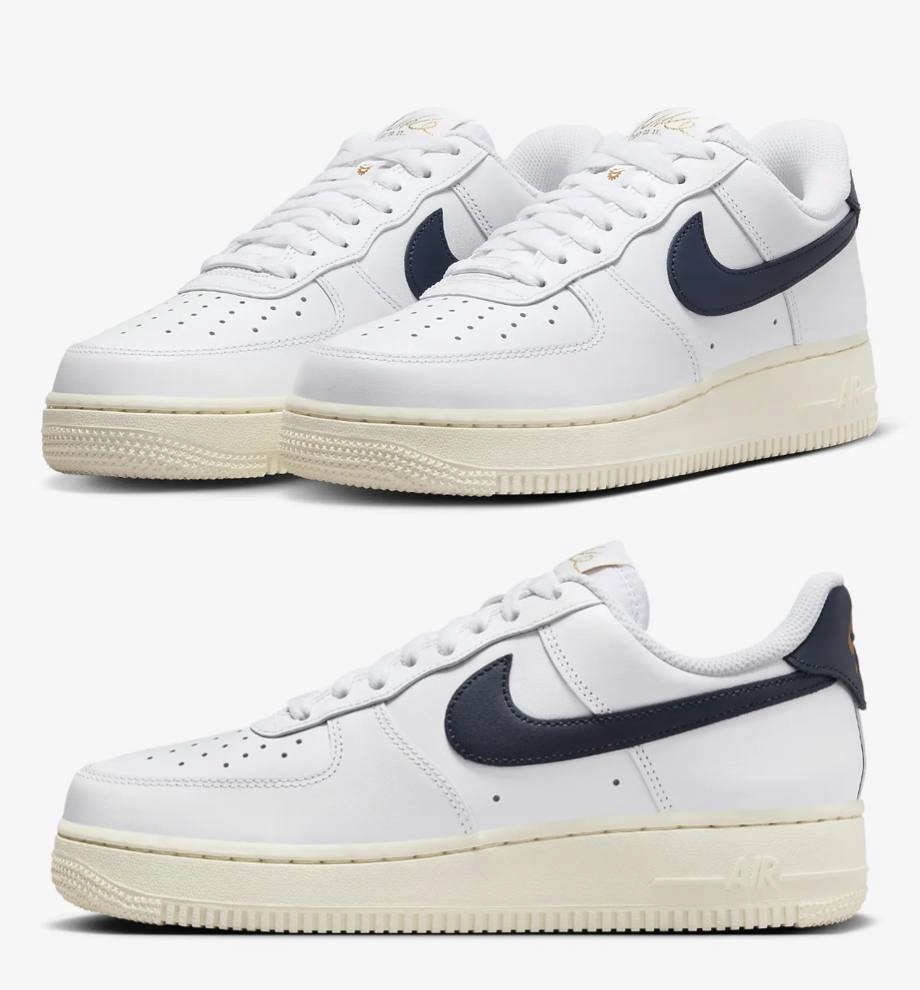 Boty Nike Air Force 1 Dámské Sportovní Kožené Pohodlné Lehké Ivory Vel.