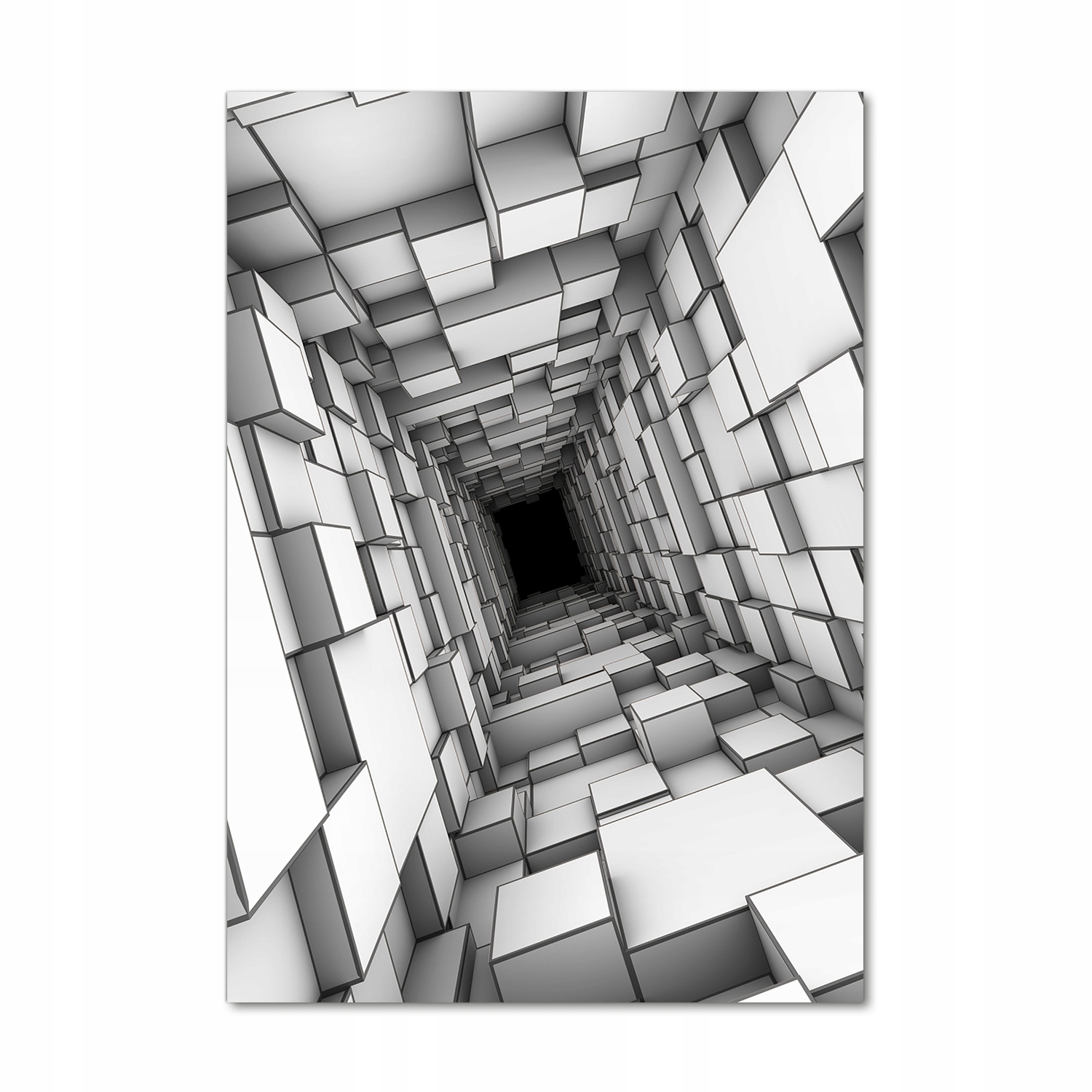 

Foto-obraz na szkle Tunel z sześcianów 70x100 cm