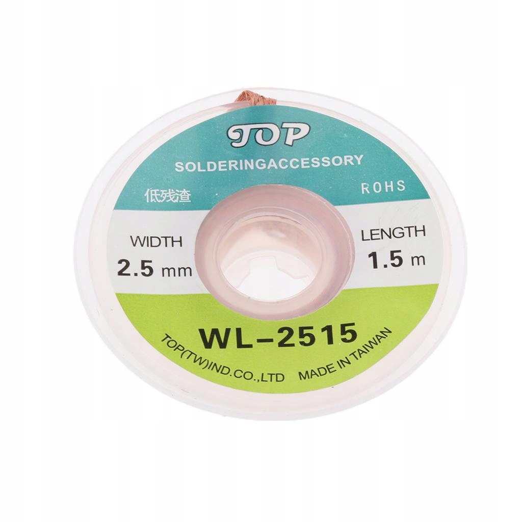 Of De Braid Solder Copper Wick 1.5m Spool Wire