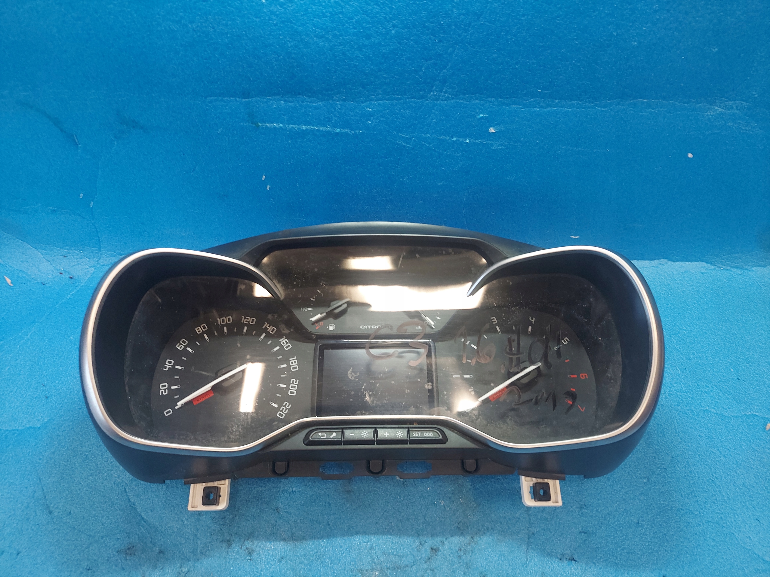 dials clock CITROEN C3 1.6 HDI 981336168000