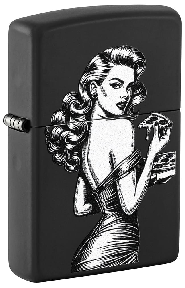 Zapalovač Zippo Pinup S Pizza Designem 60007590