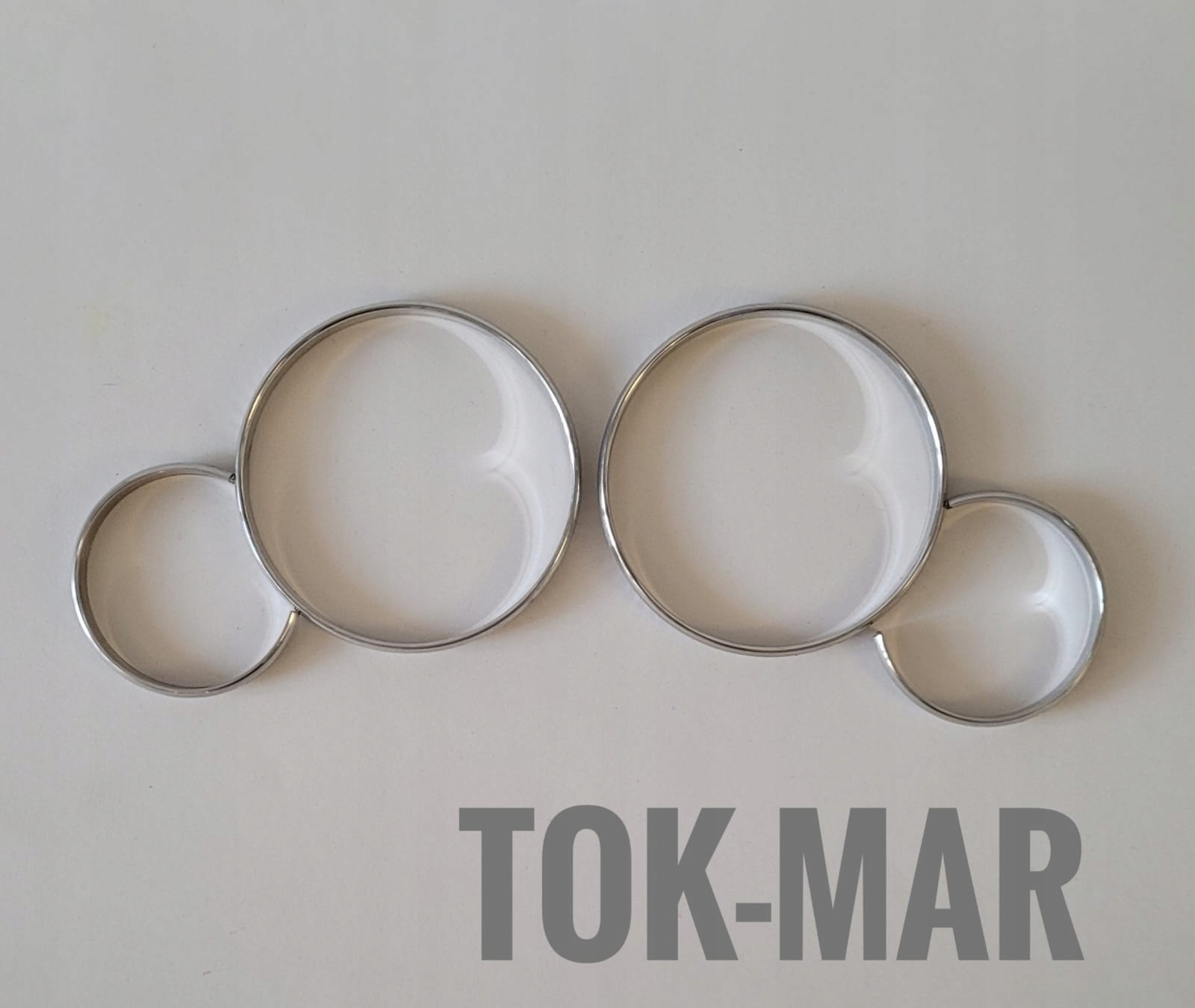 Aluminiowe ramki do licznika Peugeot 206 (98-12)