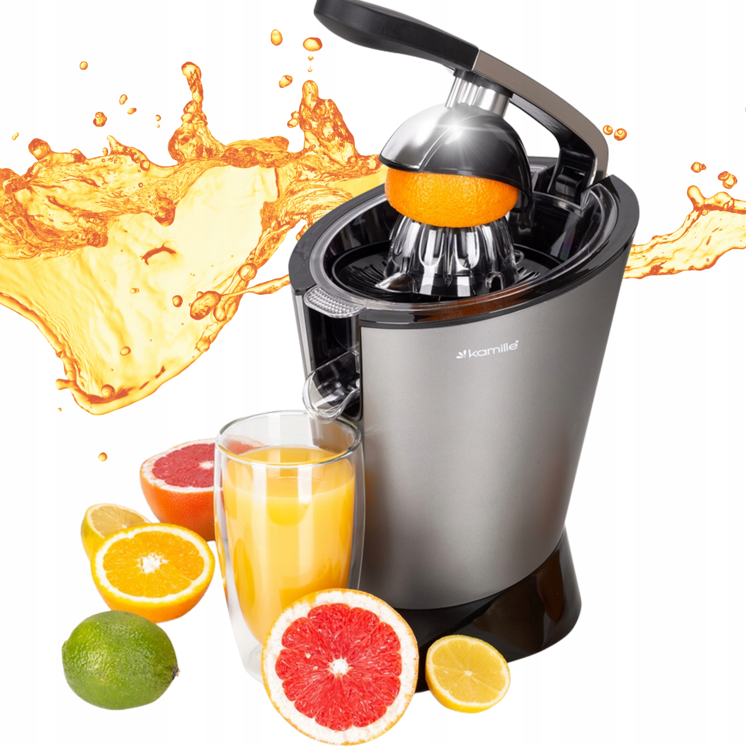 Elektrický Odšťavňovač Na Citrusy, Ovocné Šťávy, Výkonný Kamille