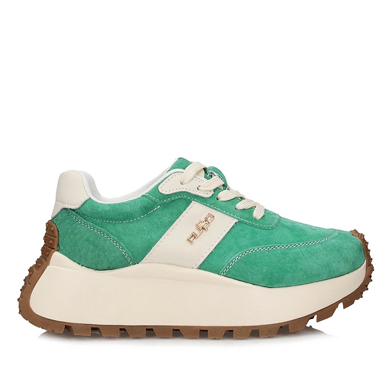 Dámské kožené polobotky na platformě Filippo DP6785/25 Ge