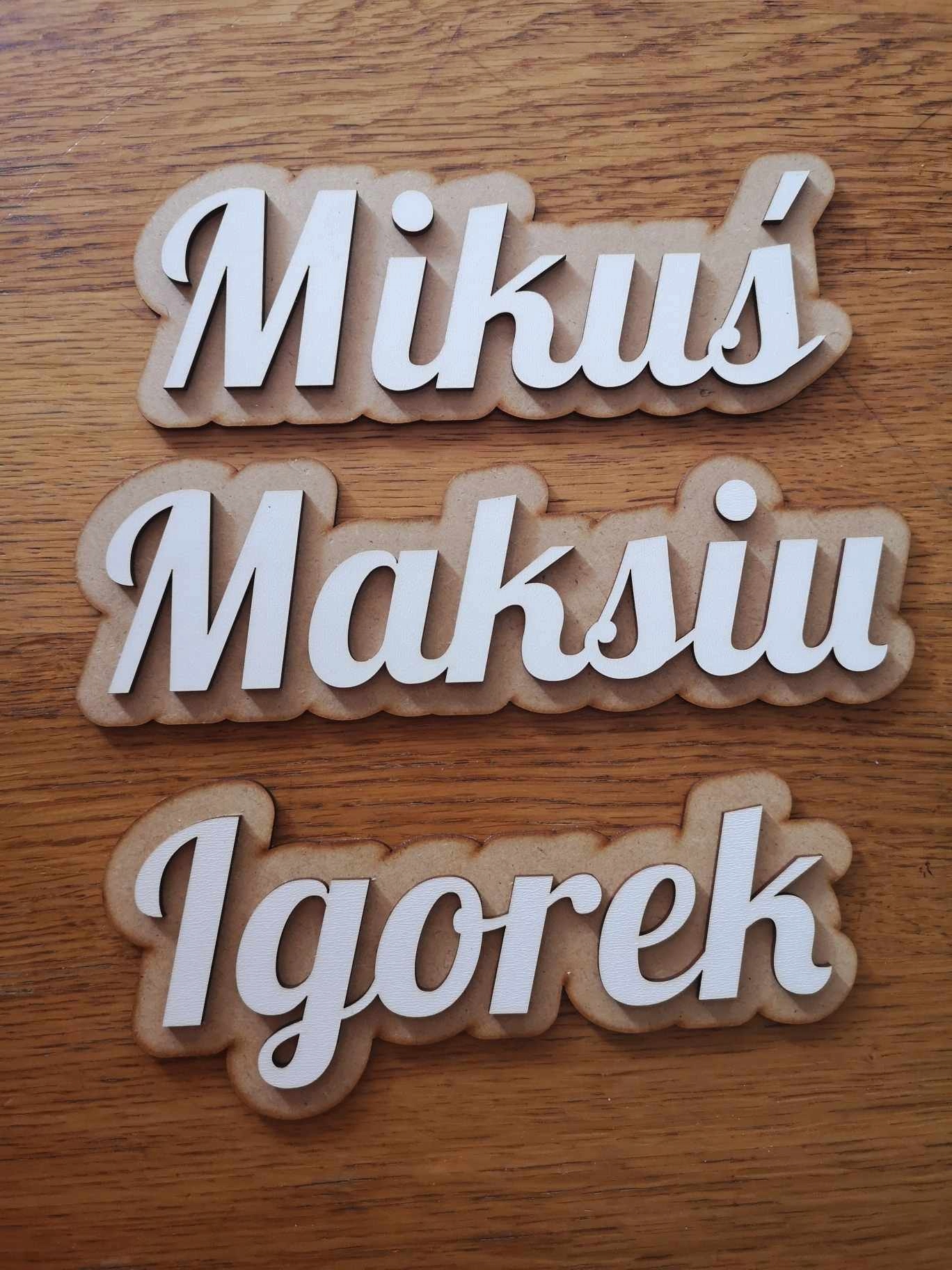 Litery imię napis w chmurce na ścianę półkę drzwi Kod producenta Tabliczka